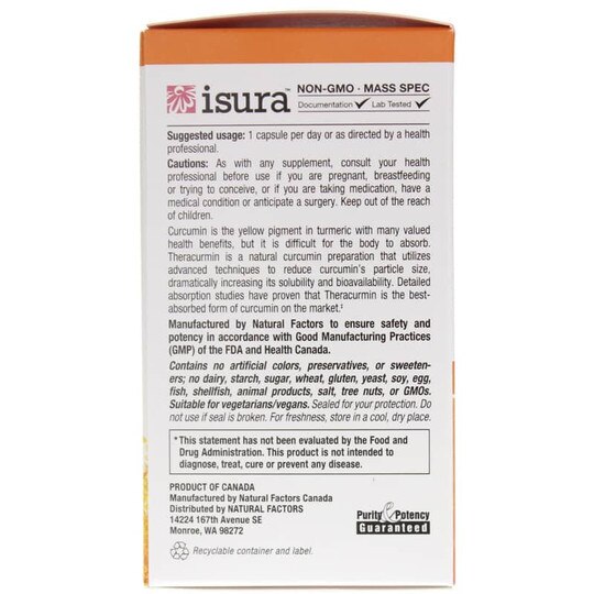 CurcuminRich Double Strength Theracurmin, NF